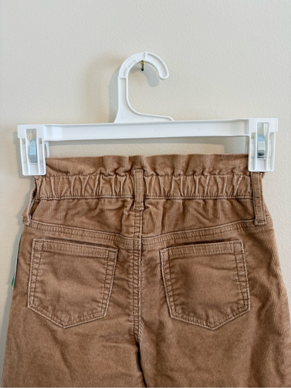 NWT Gap Kids Girls Brown Corduroy Pant 5 5T Ruffle Waist Stretch Cotton - Picture 7 of 11